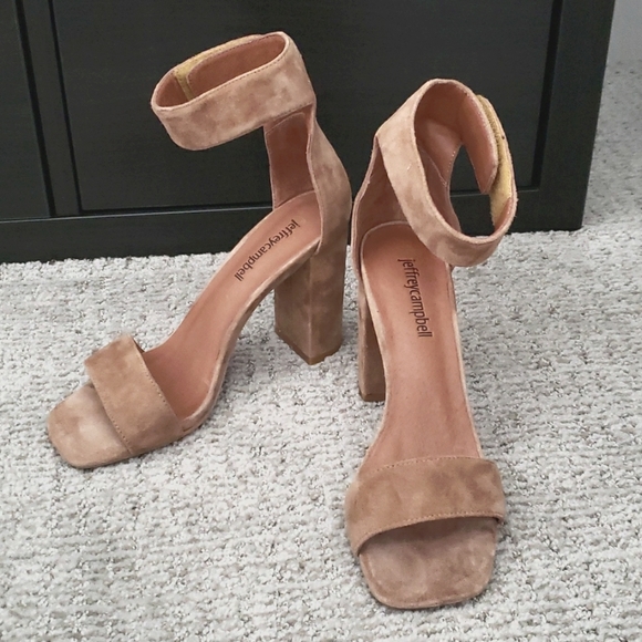 NWOT Jeffrey Campbell Holvey suade sandals 6 - Picture 2 of 6